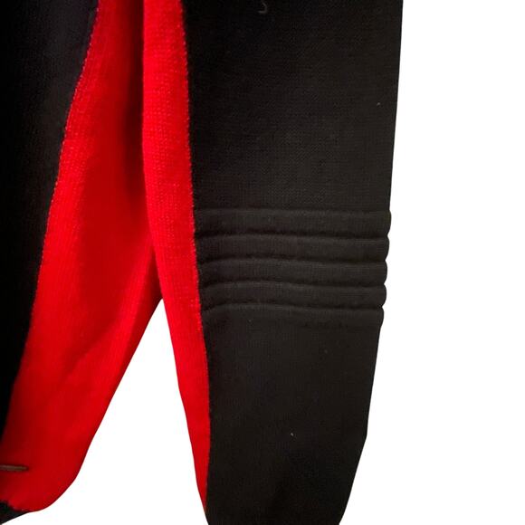 VINTAGE Y2K Ted Lapidus Military Style Sweater w Padded Elbows/Shoulders Sz XXL - Picture 4 of 7